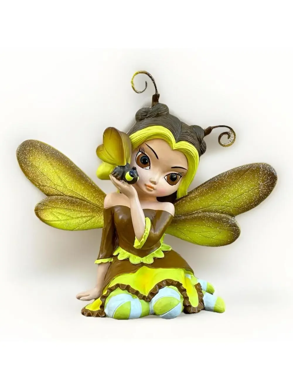 Jasmine Becket Griffith Feisty As A Firefly Fairy Figurine Resin Statue